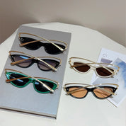 Zovict Beige Cat Eye Sunglasses by Zovict