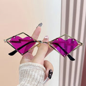 Zovict Heartbeat Rimless Sunglasses by Zovict