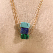 Sovict Turquoise Square Pendant