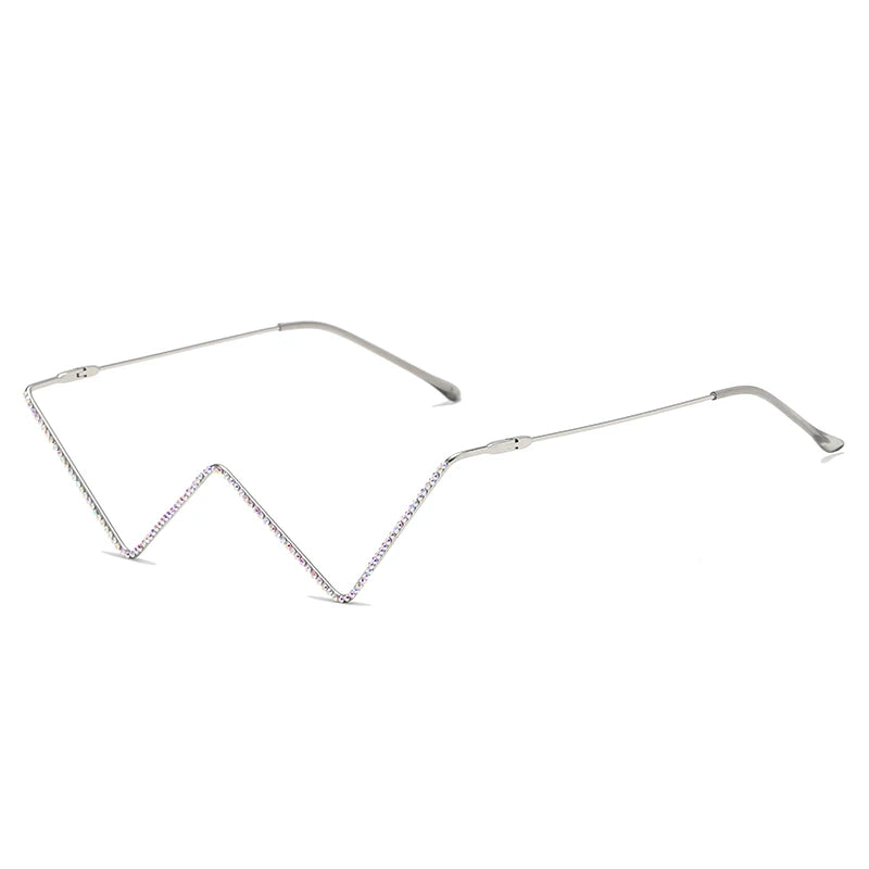 Zovict Violet Crystal Sunglasses by Zovict