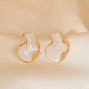 Sovict Cloud Glaze Stud Earrings