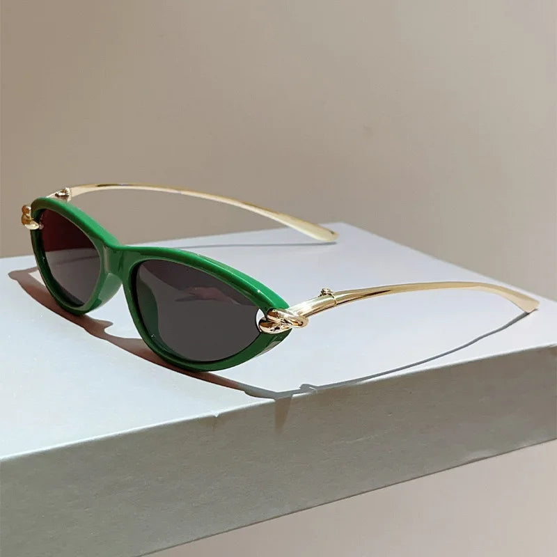 Zovict Beige Cat Eye Sunglasses by Zovict