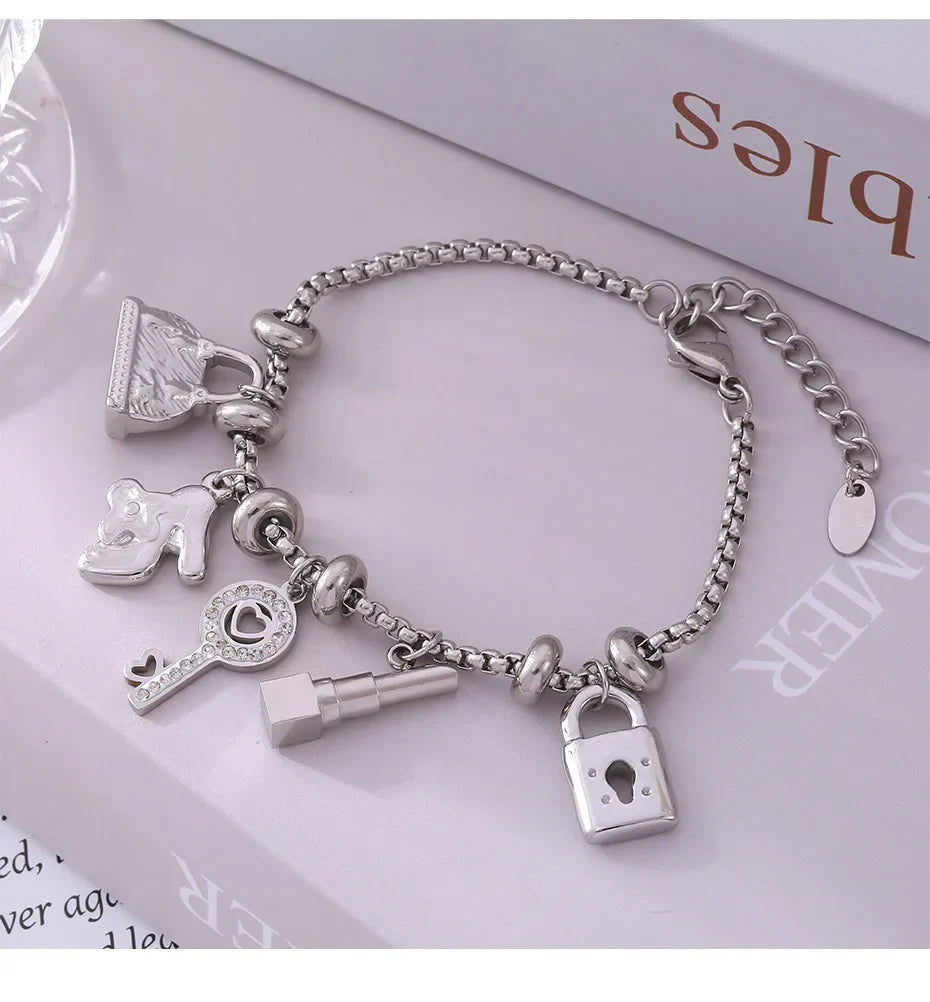 Sovict Gold Charm Bracelet