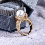Sovict Pearl CZ Silver Ring