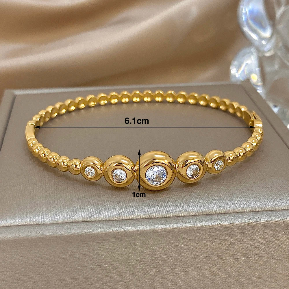 Sovict Zircon Bead Bracelet