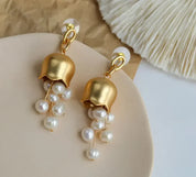 Sovict Golden Frost Zircon Earrings