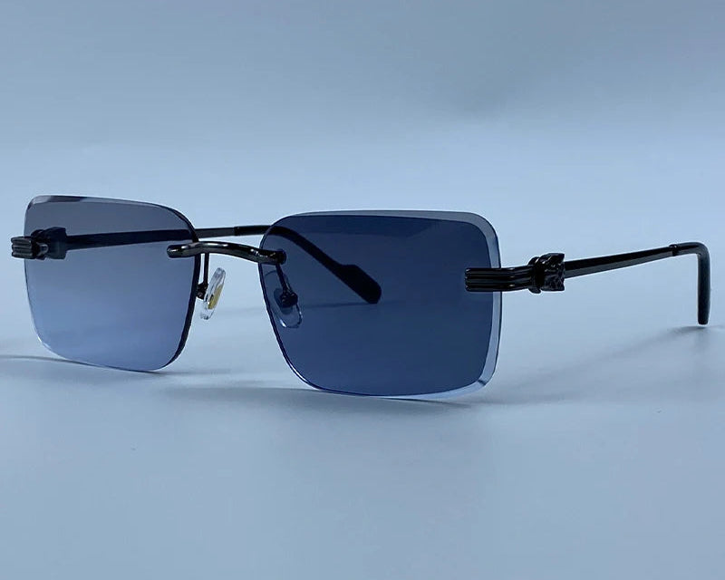 Zovict Prism Rimless Sunglasses by Zovict