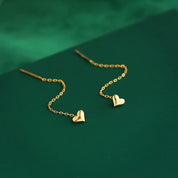 Sovict Black Tassel Drop Earrings