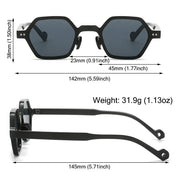 Zovict Hippie Square Sunglasses by Zovict