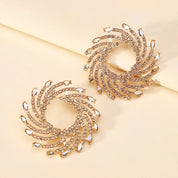 Sovict Sunflower Crystal Studs