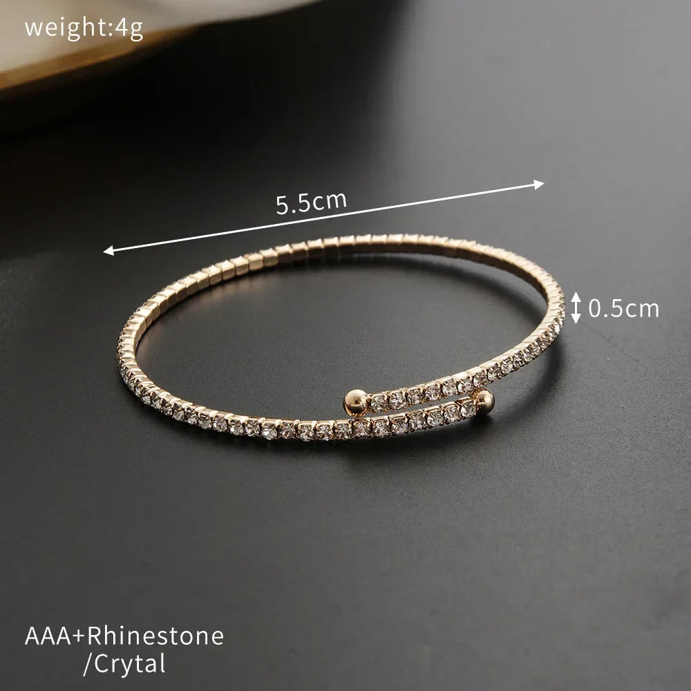 Sovict Elastic Zircon Bracelet