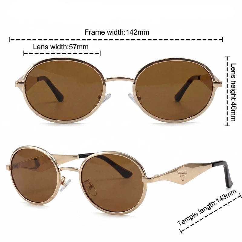 Zovict Ember Round Sunglasses by Zovict